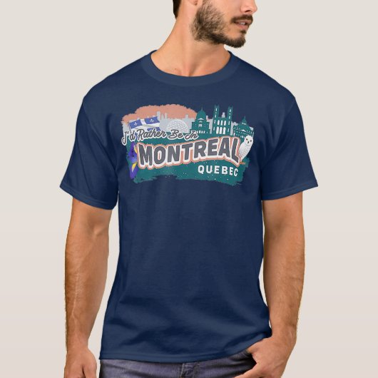 ID eerder in Montreal Quebec  Souvenir T-shirt (Voorkant)