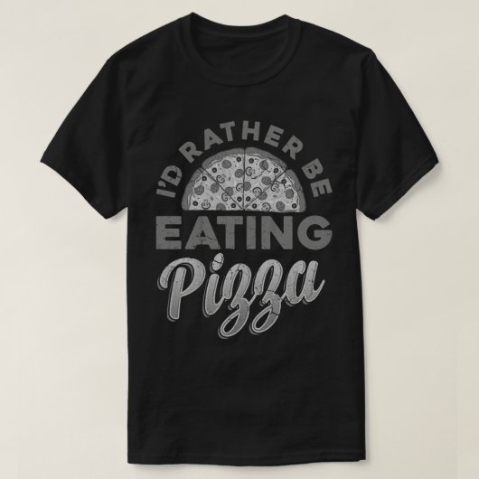 ID eerder Pizza Italiaans voedsel Italia T-shirt (Design voorkant)