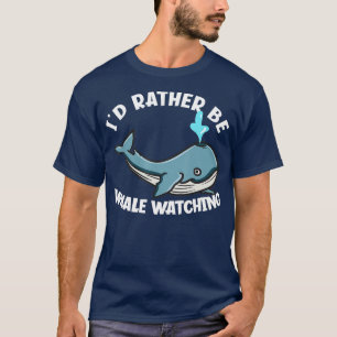 ID eerder walvis die schimmelblauwe walvis kijkt T-shirt