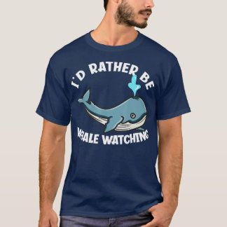 ID eerder walvis die schimmelblauwe walvis kijkt T-shirt