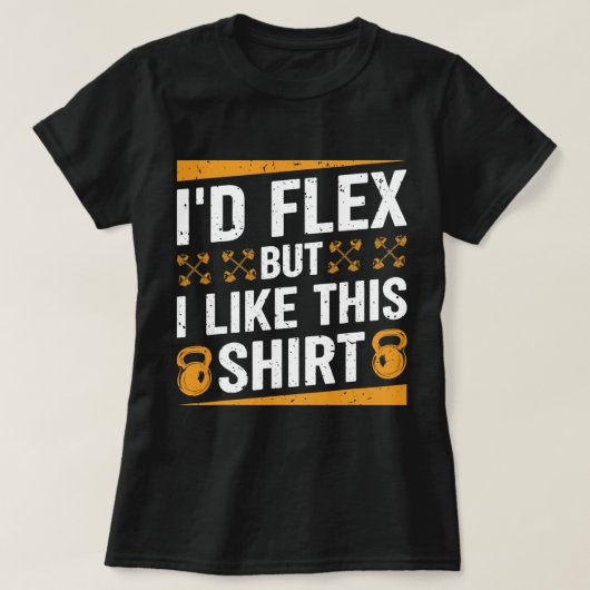 ID Flex maar ik vind dit Shirt Fitness Gym Mannen  (Design voorkant)