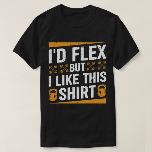 ID Flex maar ik vind dit Shirt Fitness Gym Mannen (Design voorkant)