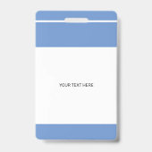 ID Foto QR CODE logo werknemer Badge (Achterkant)