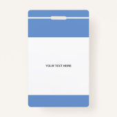 ID Foto QR CODE logo werknemer Badge (Achterkant)