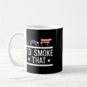 ID Grill dat kippenvarken Koe US Flag BBQ barbecue Koffiemok (Links)