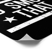 ID Grill dat kippenvarken Koe US Flag BBQ barbecue Poster (Hoek)