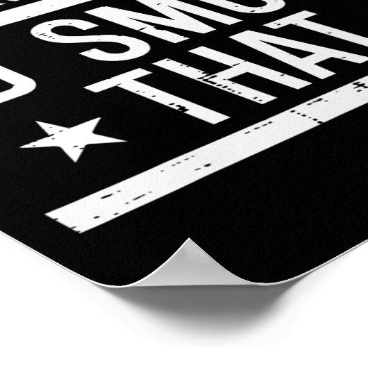 ID Grill dat kippenvarken Koe US Flag BBQ barbecue Poster (Hoek)