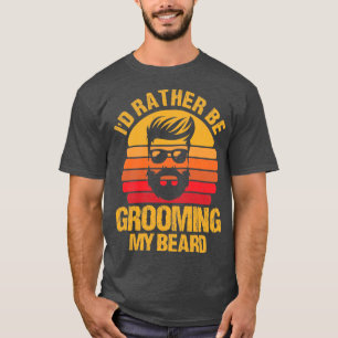 ID Grooming m'n Mannen kookplaat volle baard T-shirt