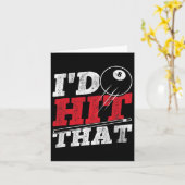ID HAIT DIE Cue Pool Billiards Kaart (Gele Bloem)