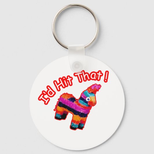 ID HAIT DIE grappige Pinata Sleutelhanger (Voorkant)