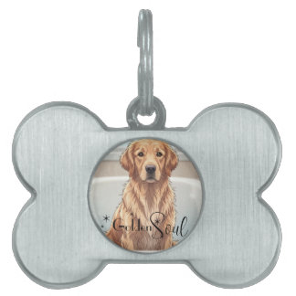 ID-halsbandjes Golden Retriever Huisdieren Naamplaatje