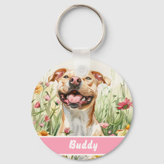 ID-hanger voor Pit Bull – Voeg naam & contact toe Sleutelhanger