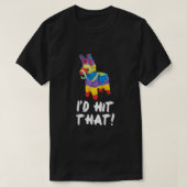 ID Hit dat Pinata Shirt Cinco de Mayo Party Mexici (Design voorkant)
