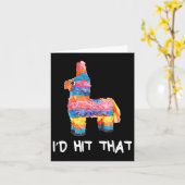 ID hit dat Pinata Shirt Mannen Vrouwen Kinder Cinc Kaart (Gele Bloem)