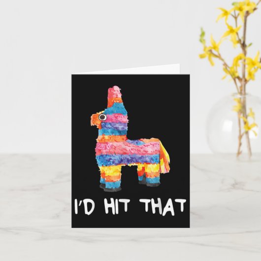 ID hit dat Pinata Shirt Mannen Vrouwen Kinder Cinc Kaart (Gele Bloem)