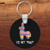ID hit dat Pinata Shirt Mannen Vrouwen Kinder Cinc Sleutelhanger (Voorkant)