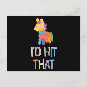 ID Hit die Pinata voor Cinco de Mayo Mexican Briefkaart