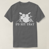ID Hit pet Drums Drummer T-shirt (Design voorkant)