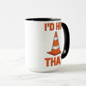 I'd hit that funny autocross design orange cone mok (Voorkant rechts)