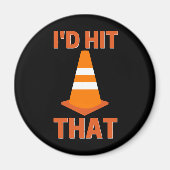 I'd hit that funny autocross with traffic cone magneet (Voorkant)