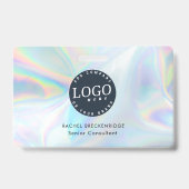 ID Holographic Business Logo Employee Badge (Voorkant)