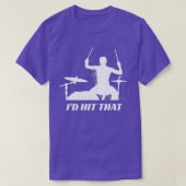 ID ID pet ID HAIT pet Drums Drummer Drum set T-shirt (Design voorkant)