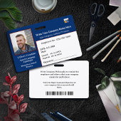 ID-identificatiekaartcode foto Badge