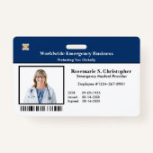 ID-identificatiekaartcode foto Badge (Voorkant)