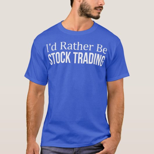 ID in plaats van aandelenhandel T-shirt (Voorkant)