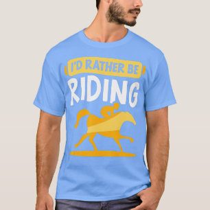 ID in plaats van de Rider Equestrian Ridse T-shirt