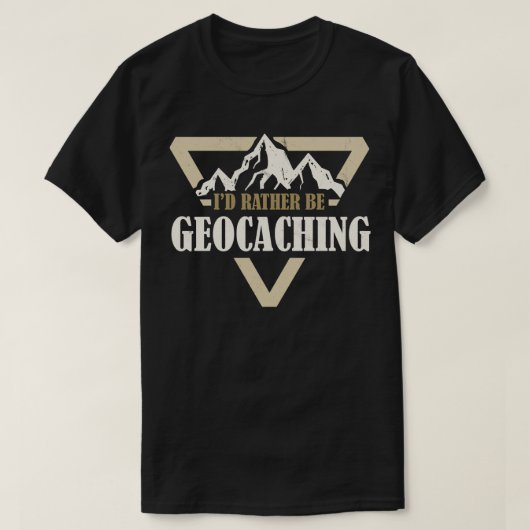 ID in plaats van geoccaching T-shirt (Design voorkant)