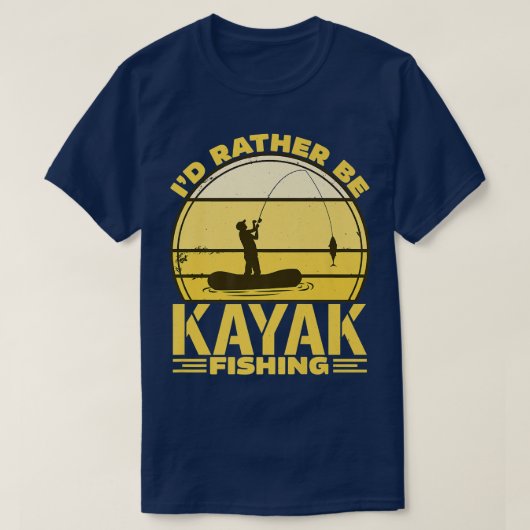 ID in plaats van Kayak Gevist T-shirt (Design voorkant)