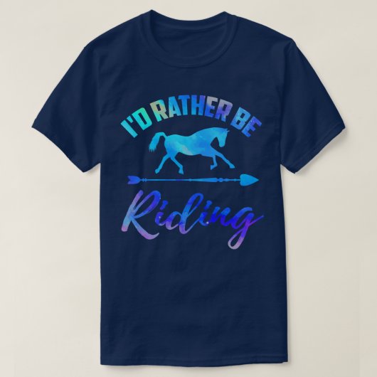 ID in plaats van Riding T-shirt (Design voorkant)