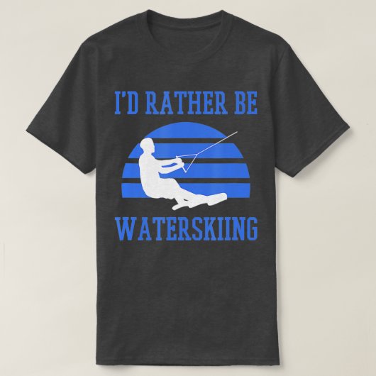 ID in plaats van water te kiemen T-shirt (Design voorkant)