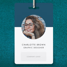 ID-kaart badge | Zakelijke personeelsfoto naam bad