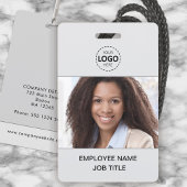 ID Kaart Foto en Logo Upload Medewerker Badge