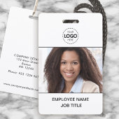 ID Kaart Foto en Logo Upload Medewerker Badge