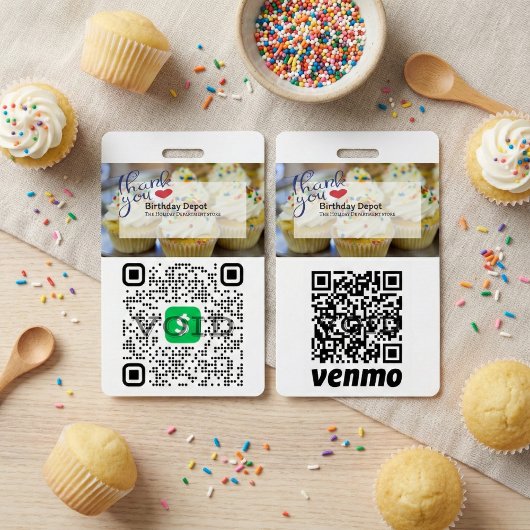 ID-kaart QR-code Betalingsproces Badge