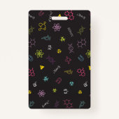 ID-kaart van de wetenschappelijke partij Badge (Achterkant)