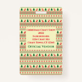  ID-kaart van leverancier van feestdag Badge (Achterkant)