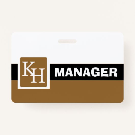 ID-kaart van manager Badge (Voorkant)