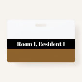 ID-kaart van manager Badge (Achterkant)