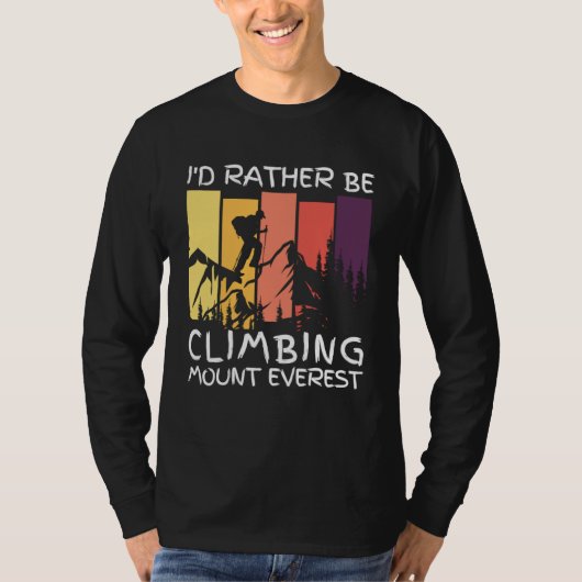 ID klimt eerder de Mount Everest Hiking T-shirt (Voorkant)