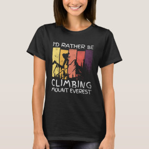 ID klimt eerder de Mount Everest Hiking T-shirt