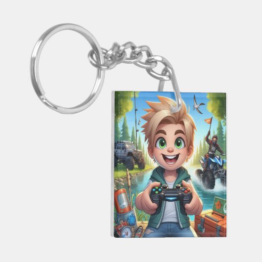 ID-Label Sleutelhanger kind (Voorkant Links)