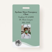 ID Lanyard Badge Medical Foto (Voorkant)