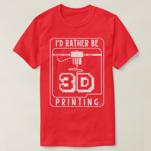 ID liever 3D afdrukken 1 T-shirt (Design voorkant)