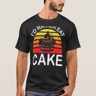 ID Liever Eet Cake Aseksueel Aromatische Demisexua T-shirt
