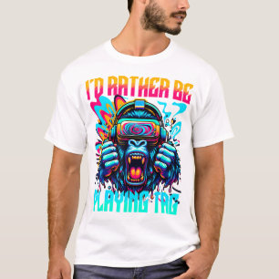 ID Liever spelen Label Gorilla T-shirt