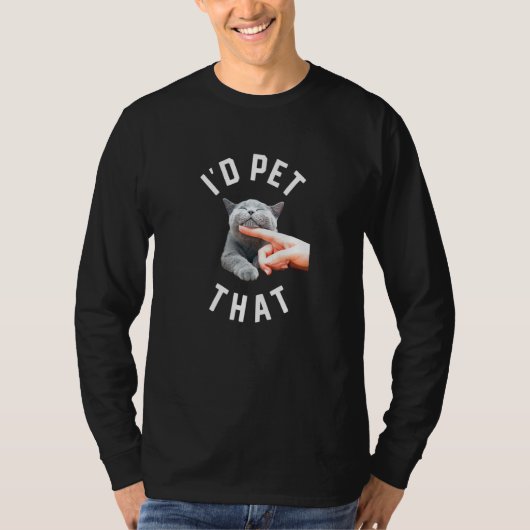 ID Pet That - Kat T-shirt (Voorkant)